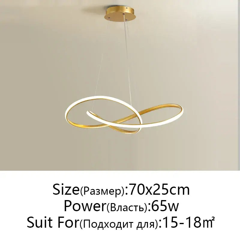 White Infinity Pendant Light