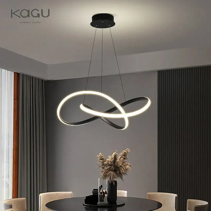 White Infinity Pendant Light