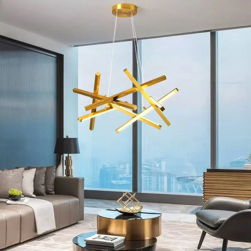 Gold LED Chandelier Lighting