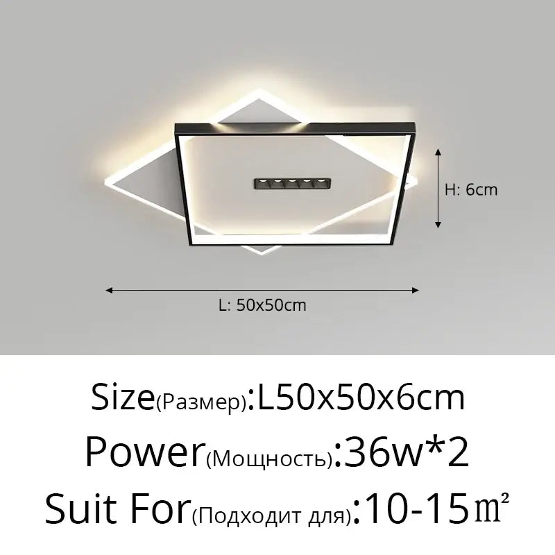 Black LED Chandelier Spotlight