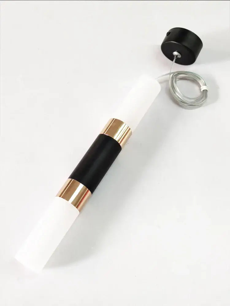 Gold Black 25-Light Stairway LED Pendant