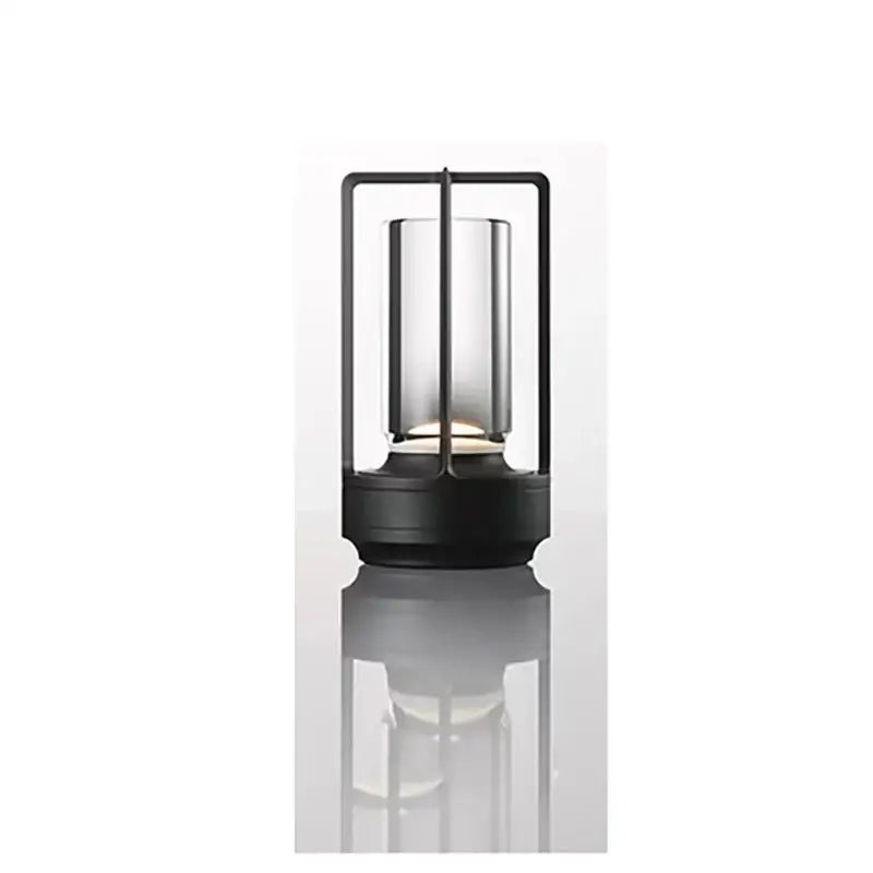 Black LED Crystal Table Lamp