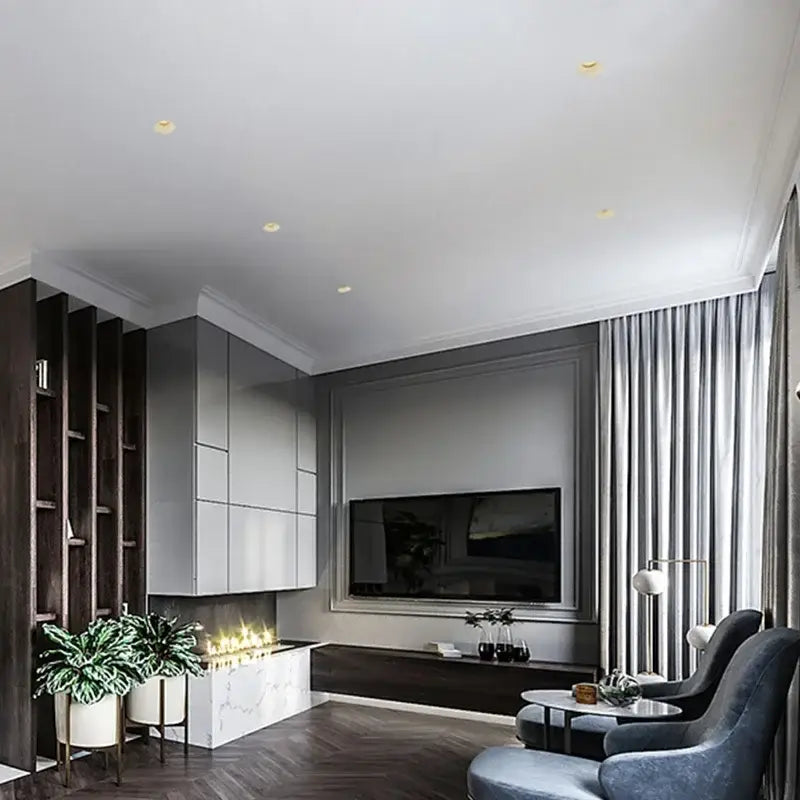 Gray Frameless LED Downlight