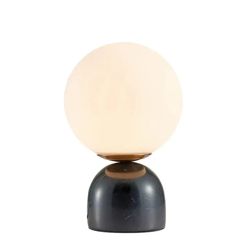 Marble Glass Table Lamp Set