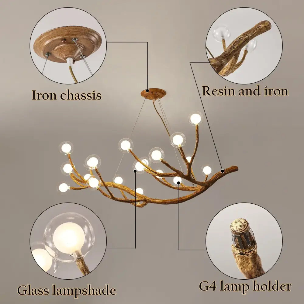 Bronze Bubble Chandelier Light