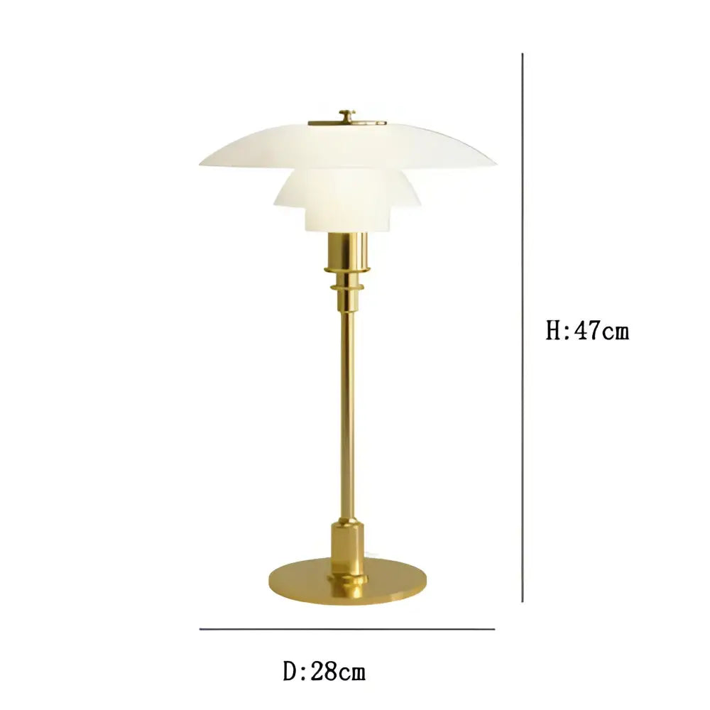 Chrome Tiered LED Desk Lamp