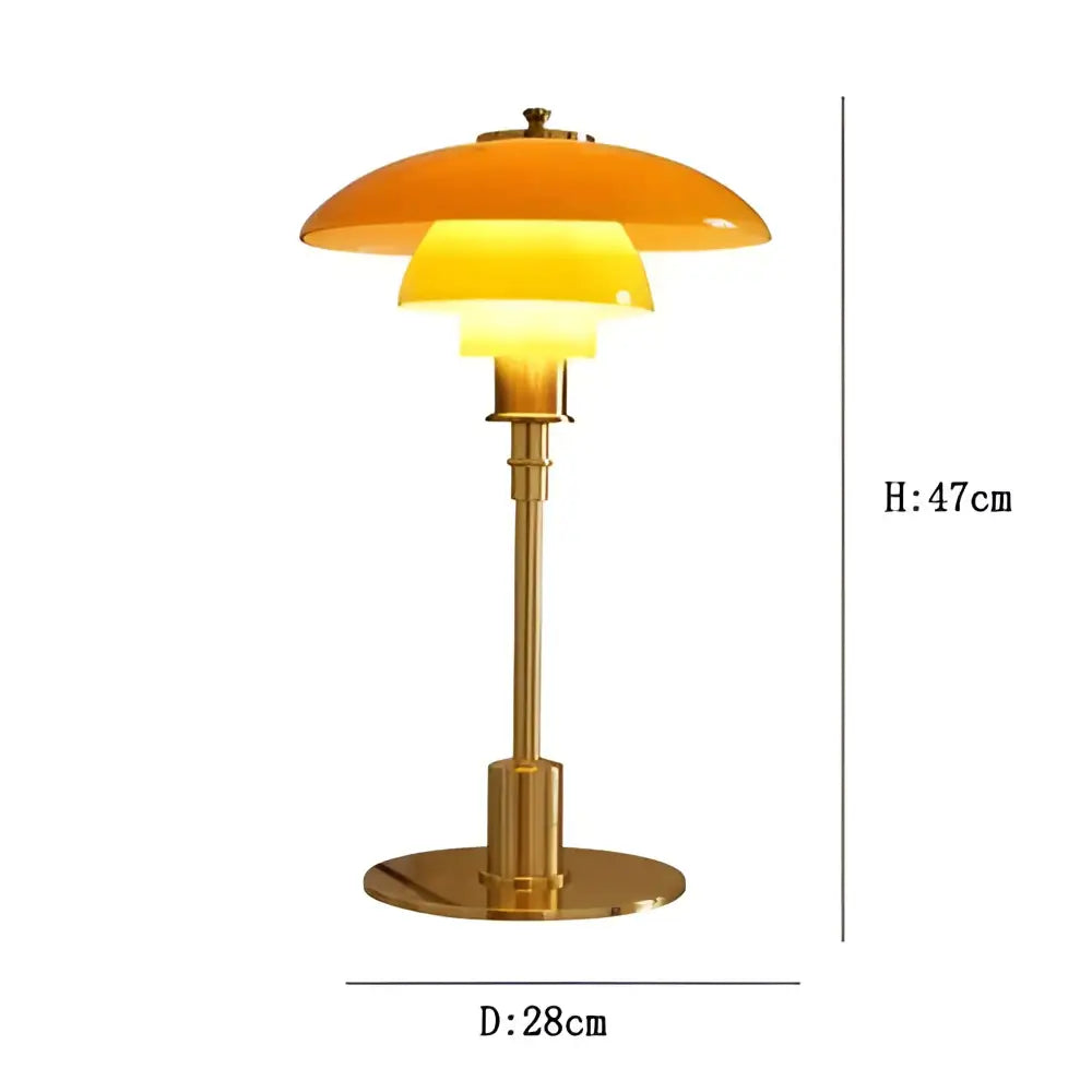 Chrome Tiered LED Desk Lamp