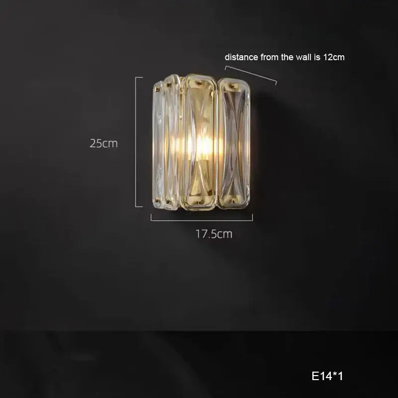Gold Glass Polished-Copper Island Chandelier