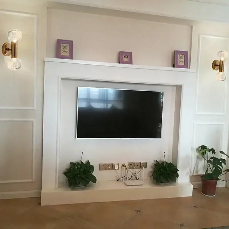 Gold Glass Wall Sconces