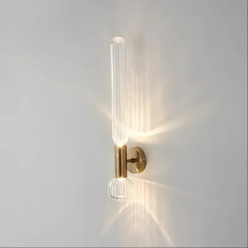 Gold Glass Wall Sconces