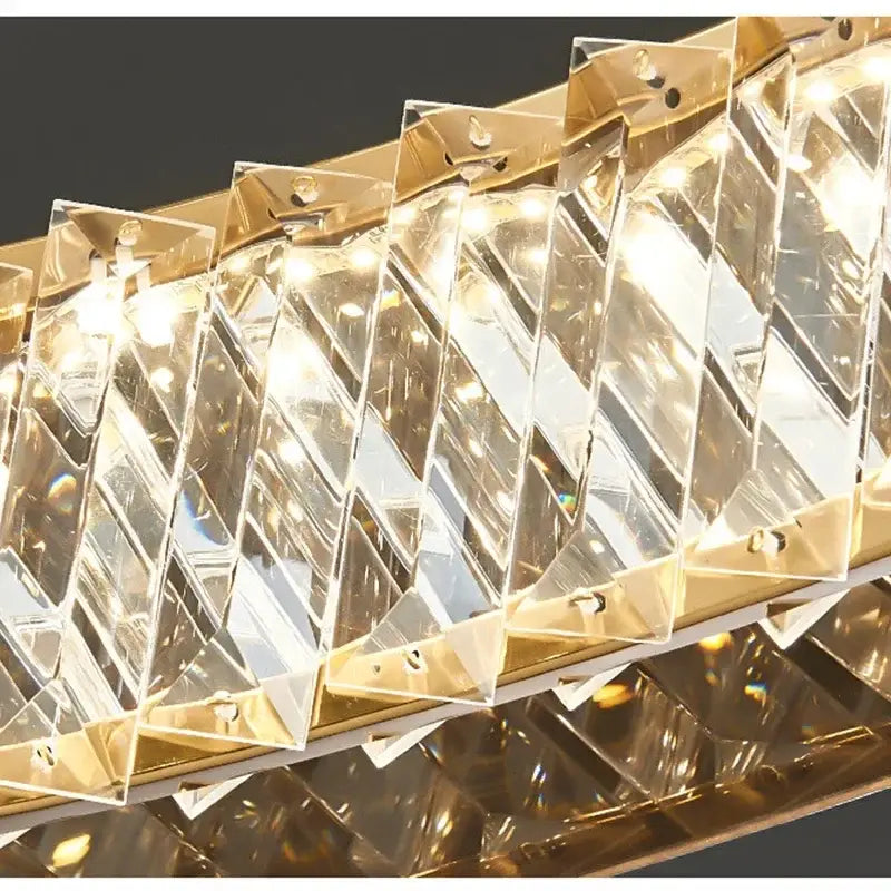 Gold Crystal 80cm Living Room Chandelier