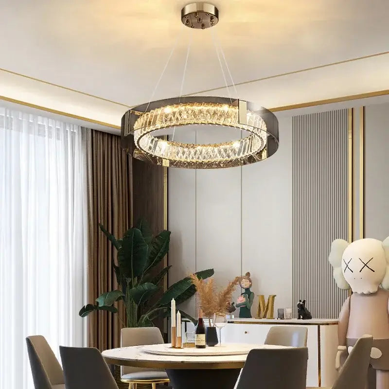 Gold Crystal 80cm Living Room Chandelier