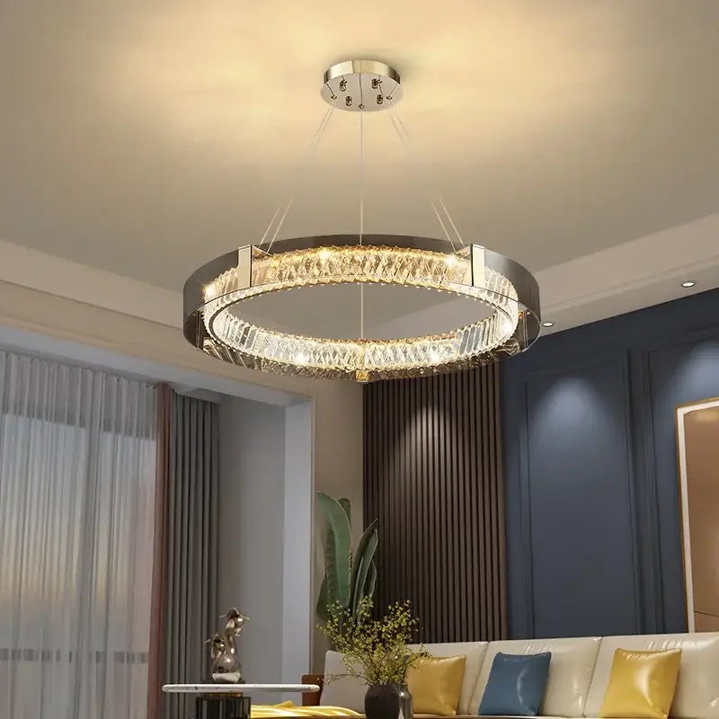 Gold Crystal 80cm Living Room Chandelier