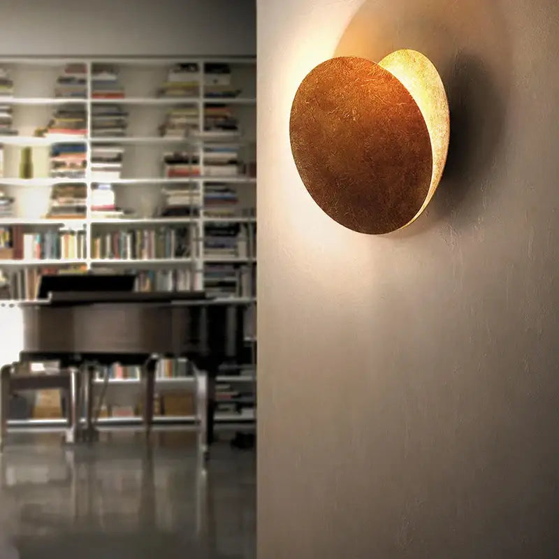 Gold Eclipse Wall Lamp