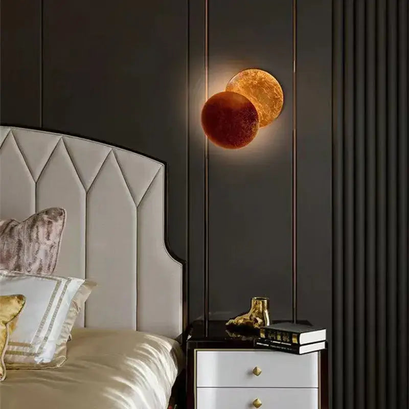 Gold Eclipse Wall Lamp