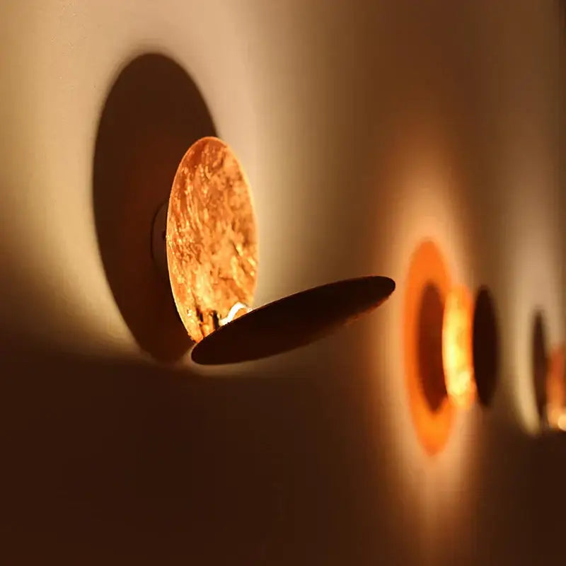 Gold Eclipse Wall Lamp