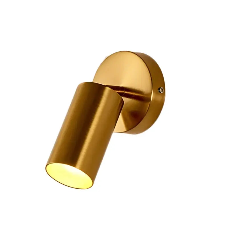 Gold Black Ring Wall Lamp