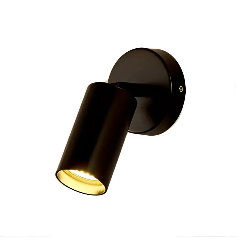 Gold Black Ring Wall Lamp