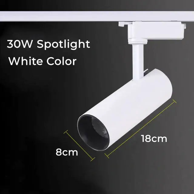 Black LED Track Light
