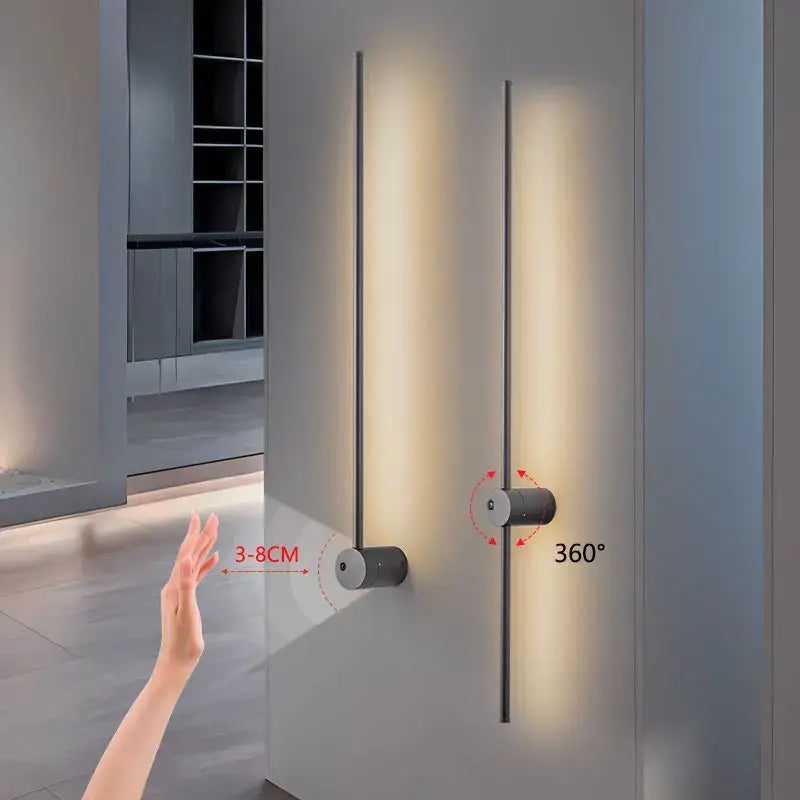 Copper Induction Wall Light