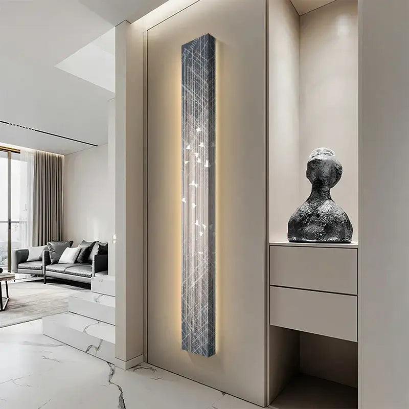 Gold LED Abstract Artwork