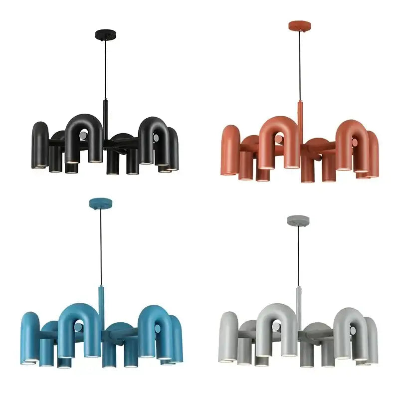 Grey U-Shape Pendant