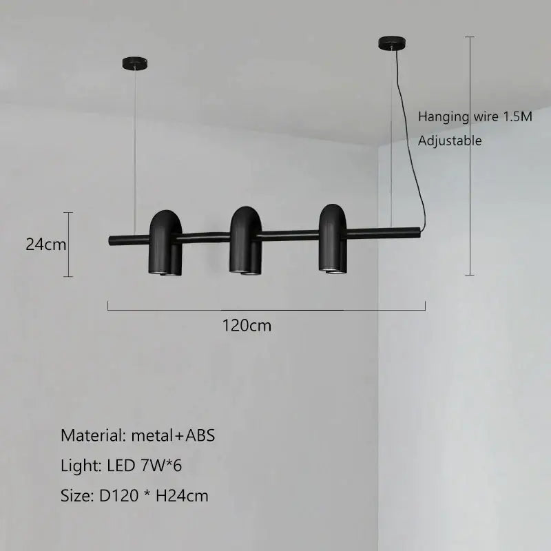 Grey U-Shape Pendant
