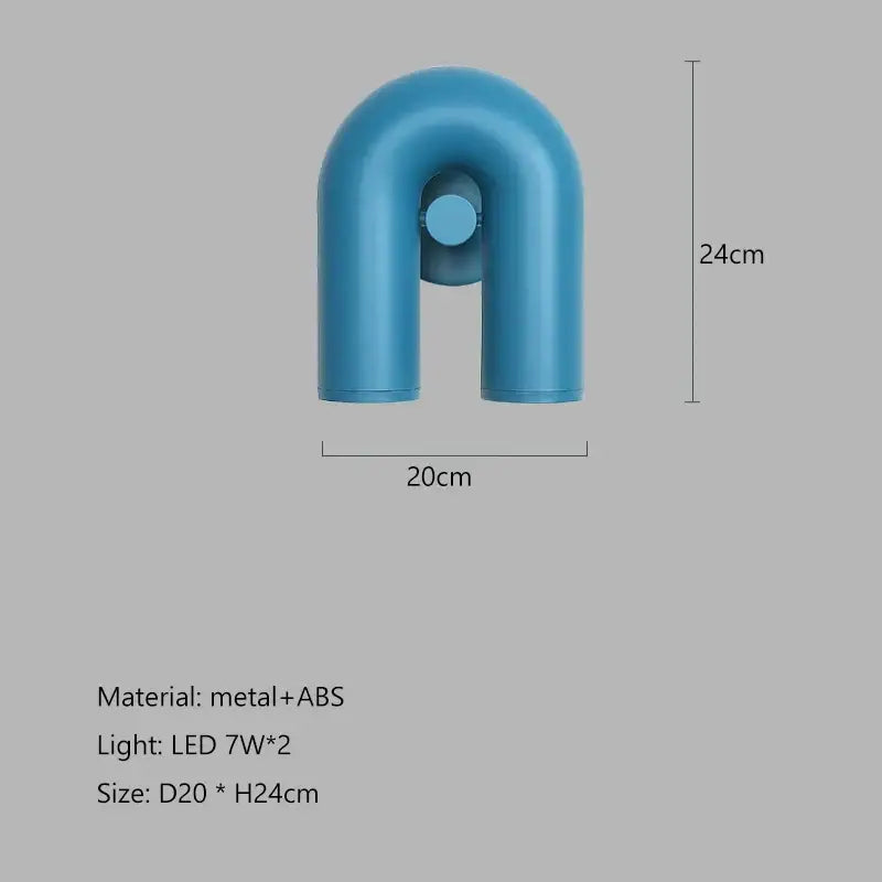 Grey U-Shape Pendant