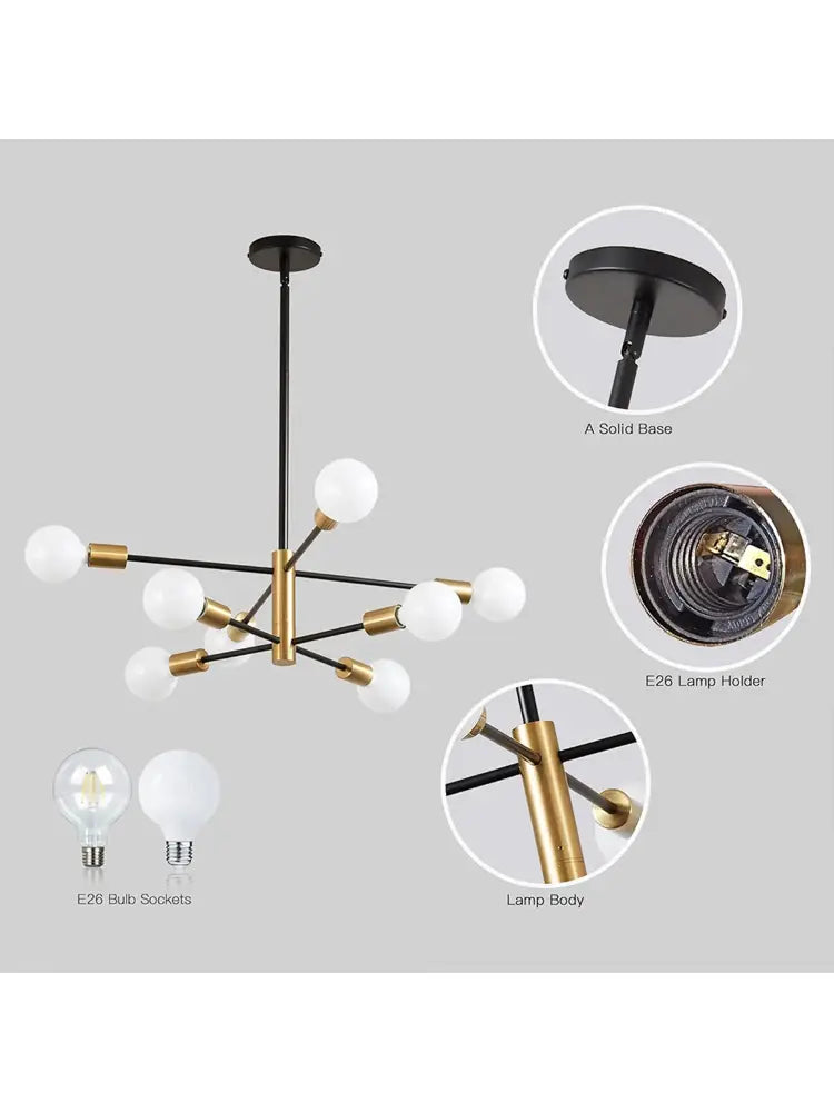 Black Magic Bean Chandelier