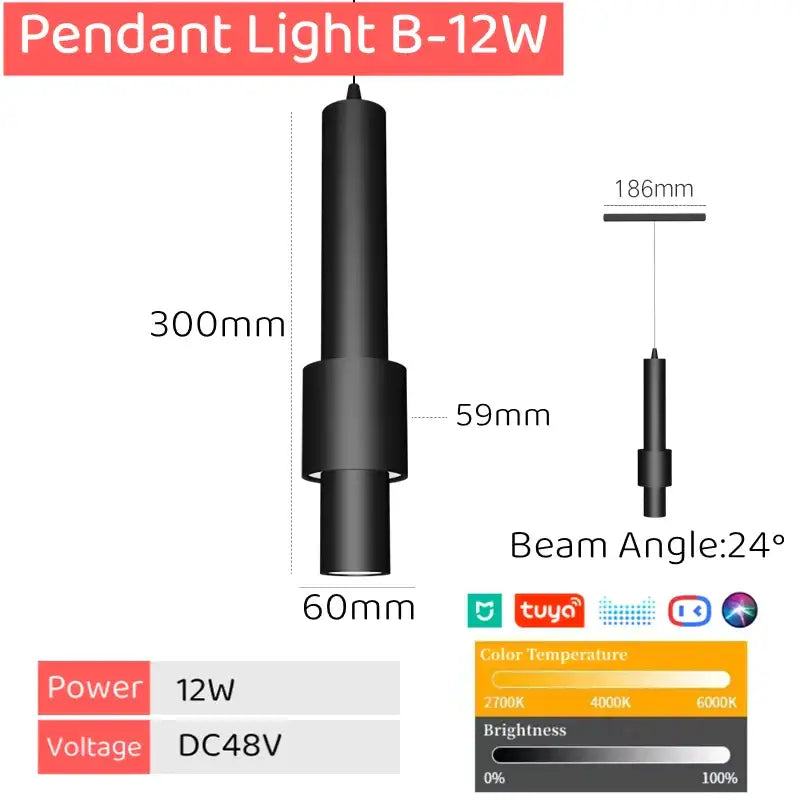 Magnetic LED Track Light