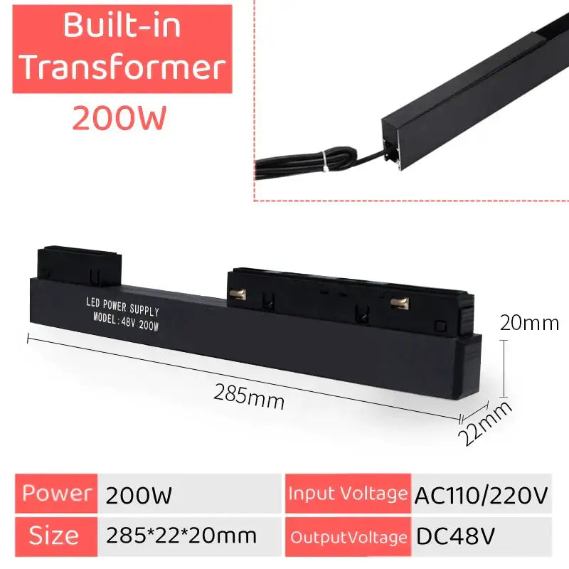 Magnetic LED Track Light