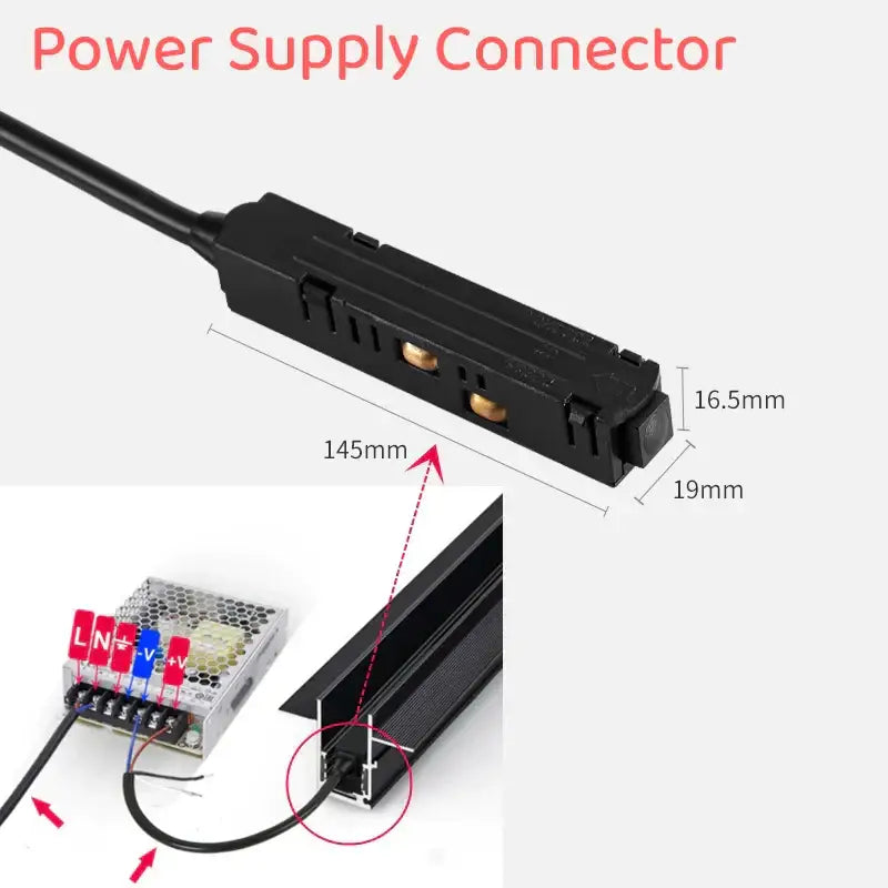 Magnetic LED Track Light