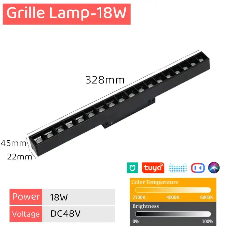 Magnetic LED Track Light