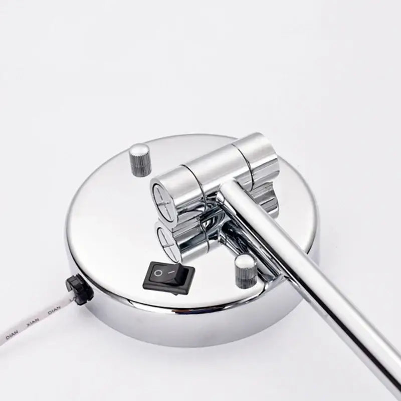Chrome Wall Makeup Mirror