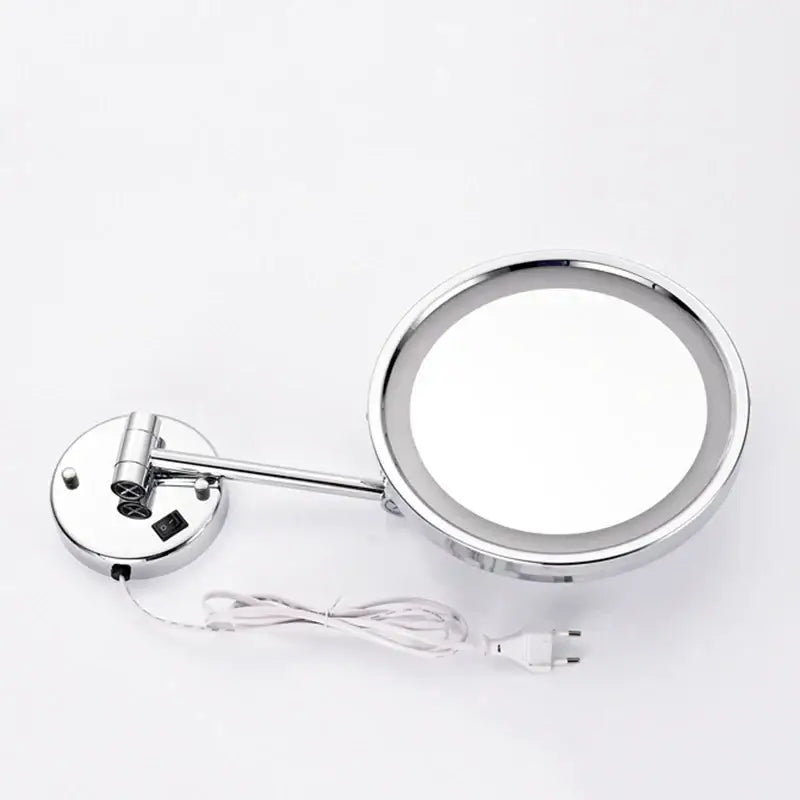 Chrome Wall Makeup Mirror