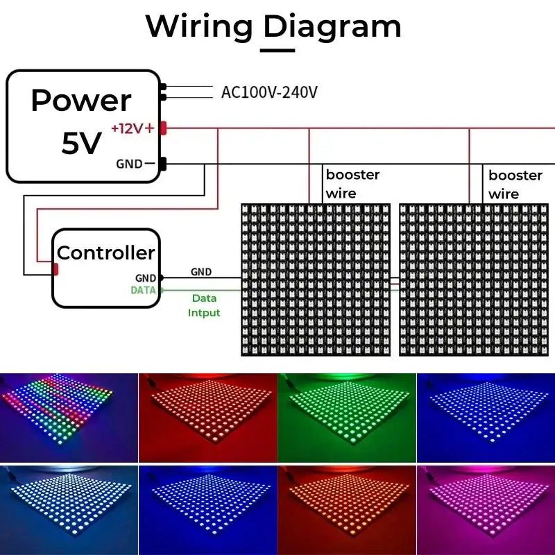 LED Matrix Panel Light