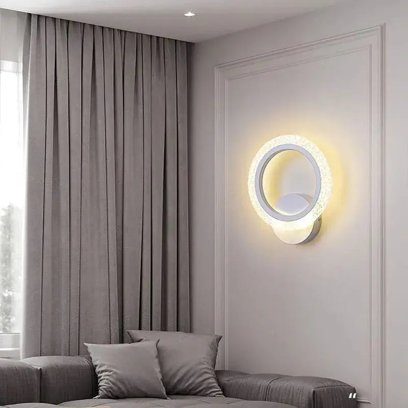 Black Acrylic Minimalist Wall Sconce