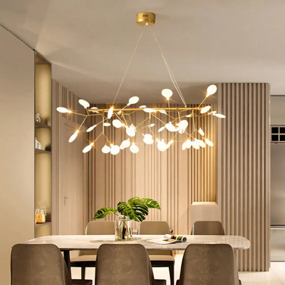 Gold Branch Chandelier