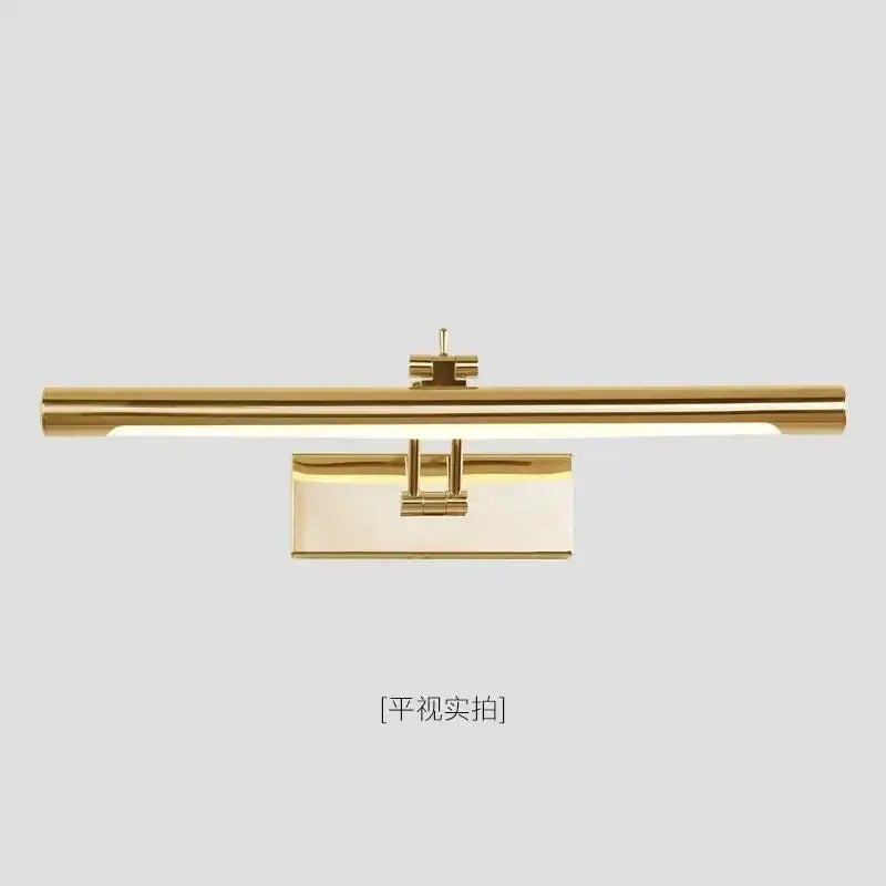 Gold Linear Mirror Light