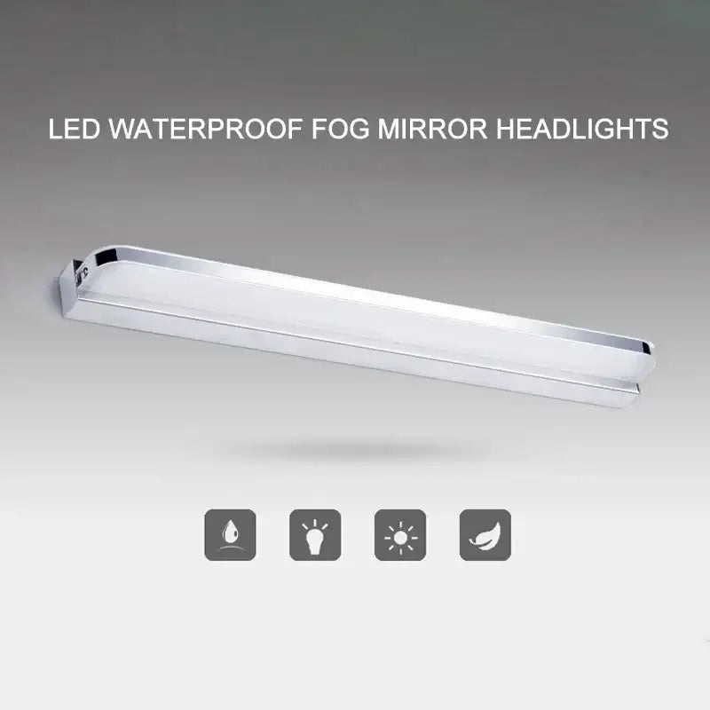 Chrome Mirror Vanity Light