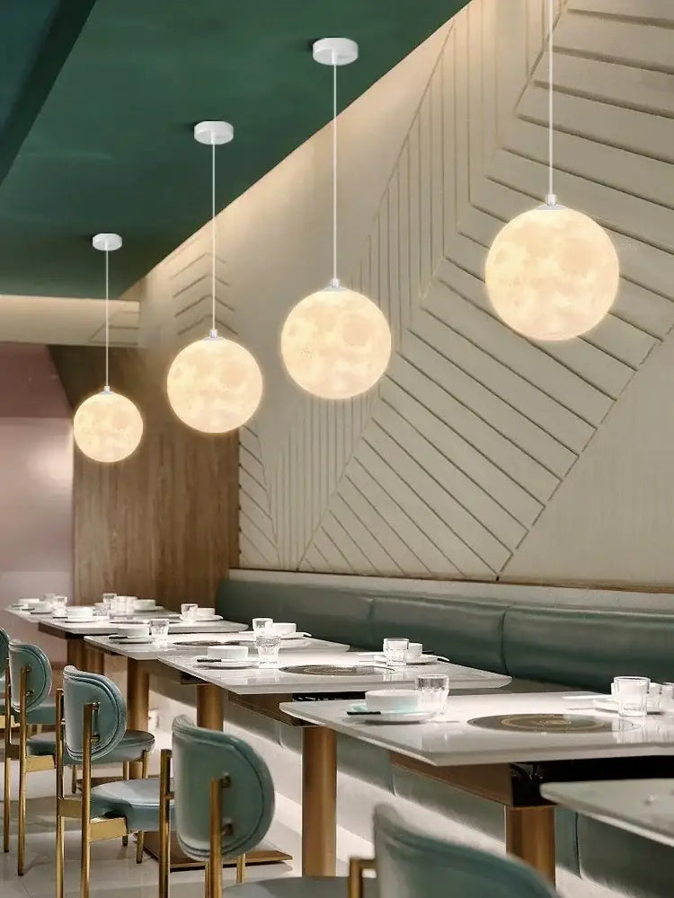 Moon Planet Ceiling Chandelier