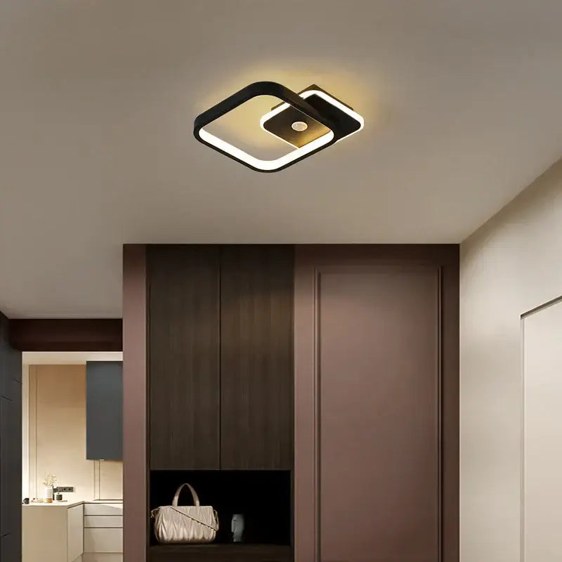 Black Motion Sensor Light