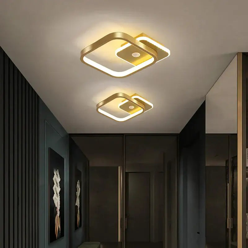 Black Motion Sensor Light