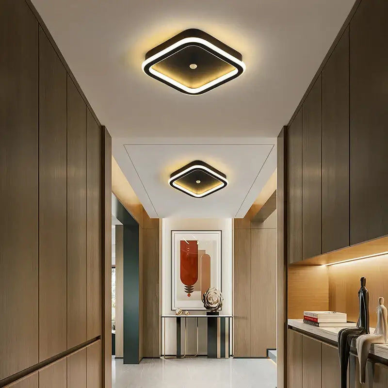 Black Motion Sensor Light