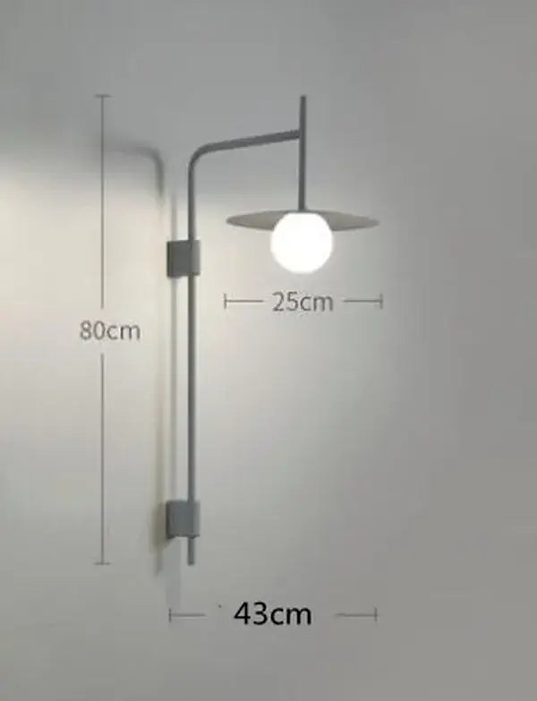 Black Movable Arm Sconce