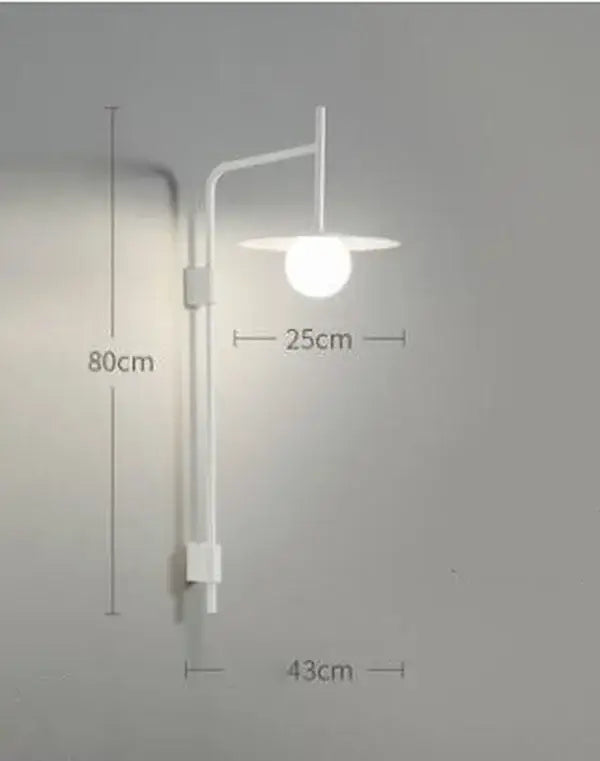 Black Movable Arm Sconce