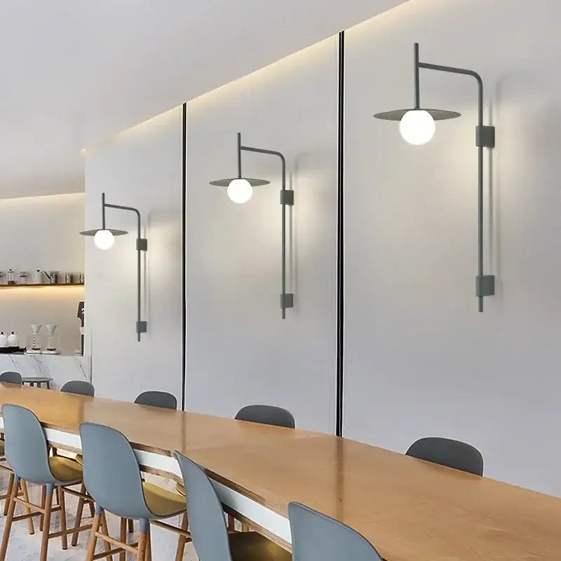 Black Movable Arm Sconce