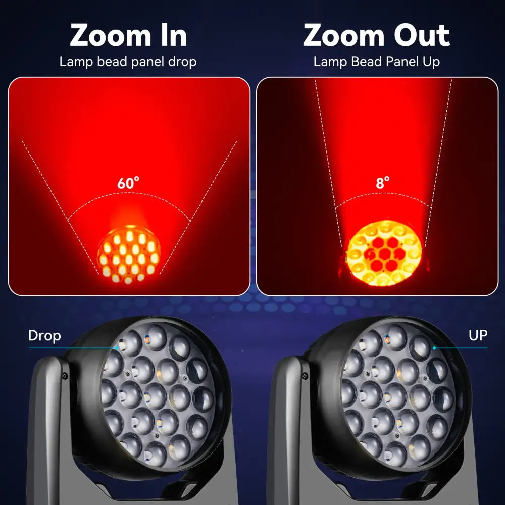 Black LED Wash Light