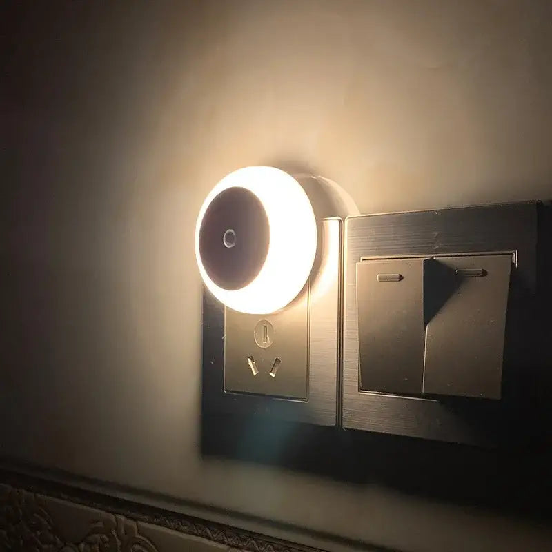 Orange Circular LED Light