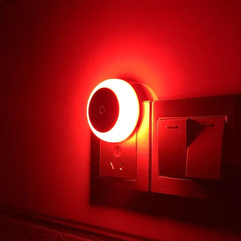 Orange Circular LED Light